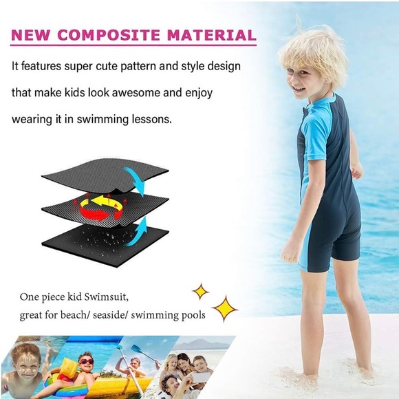 karrack | Swim | Karrack Kids One Piece Rash Guard Swimsuit Kid Water ...